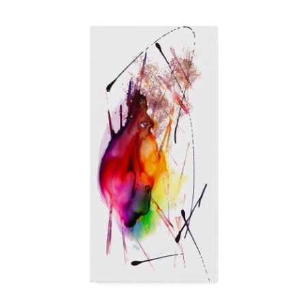 Trademark Fine Art Masters Fine Art 'Abstract Number 02' Canvas Art, 24x47 MA00982-C2447GG